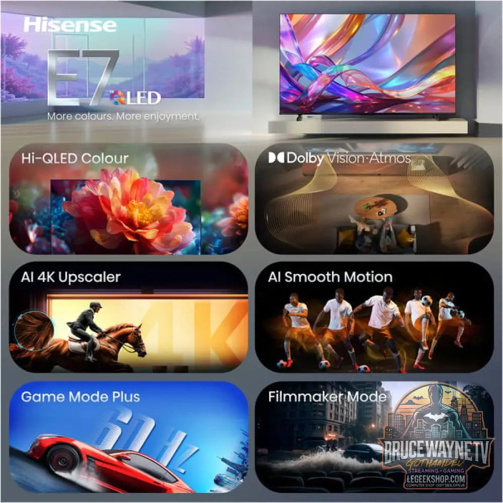 Hisense 50E7S Hi-QLED-Fernseher - Hisense - vue 6