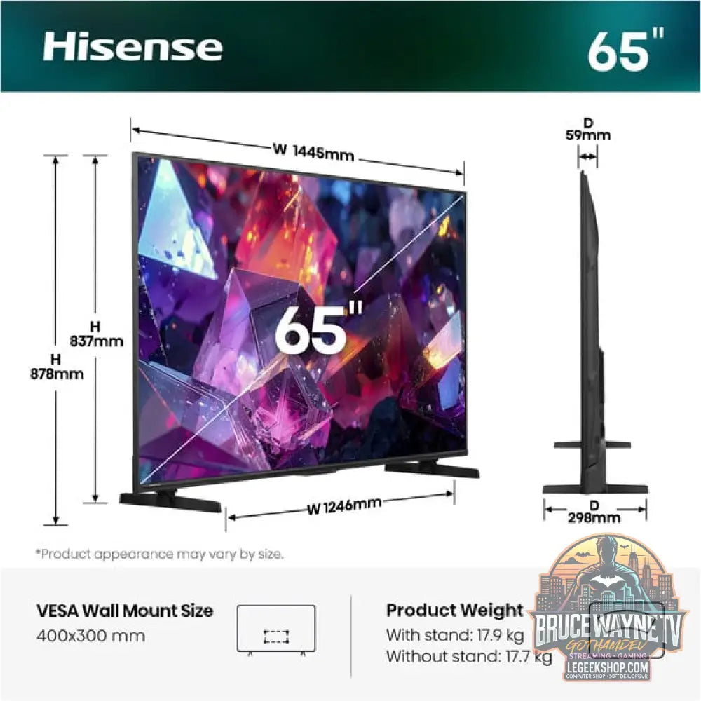 Hisense 65E7S PRO Hi-QLED-Fernseher - Hisense - vue 5