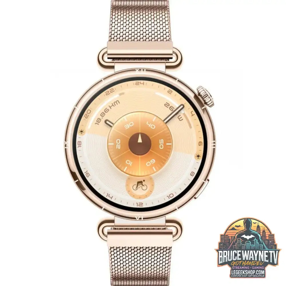 Huawei Watch GT 6 41mm (Konsu-B19M), Smartwatch gold, goldenes Milanaise-Armband - Huawei
