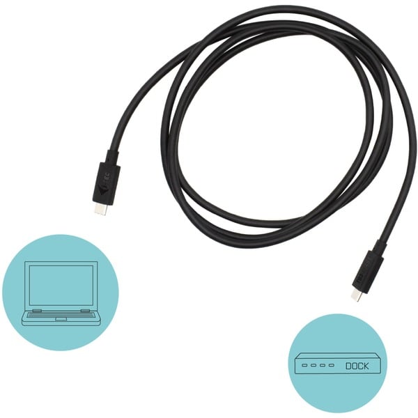 i-tec Thunderbolt 3 câble, 40 Gbps, 100W PD - i-tec - vue 3