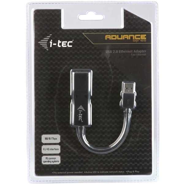 i-tec USB 2.0 Fast Ethernet Adapter Advance - i-tec - vue 2