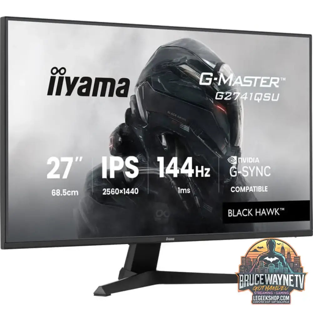 iiyama G-Master G2741QSU-B1 Black Hawk 27" QHD/WQHD IPS 144 Hz - iiyama