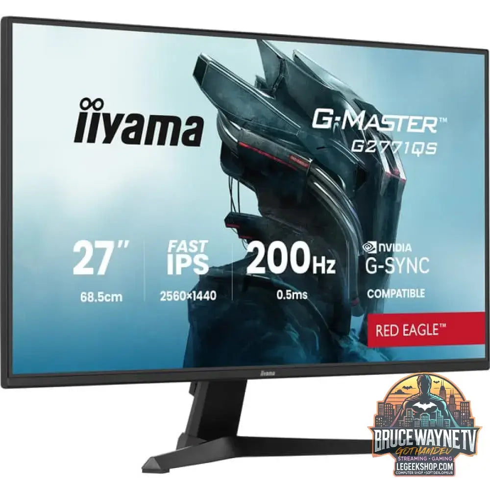 iiyama G-Master G2771QS-B1 Red Eagle 27" QHD/WQHD IPS 200 Hz - iiyama