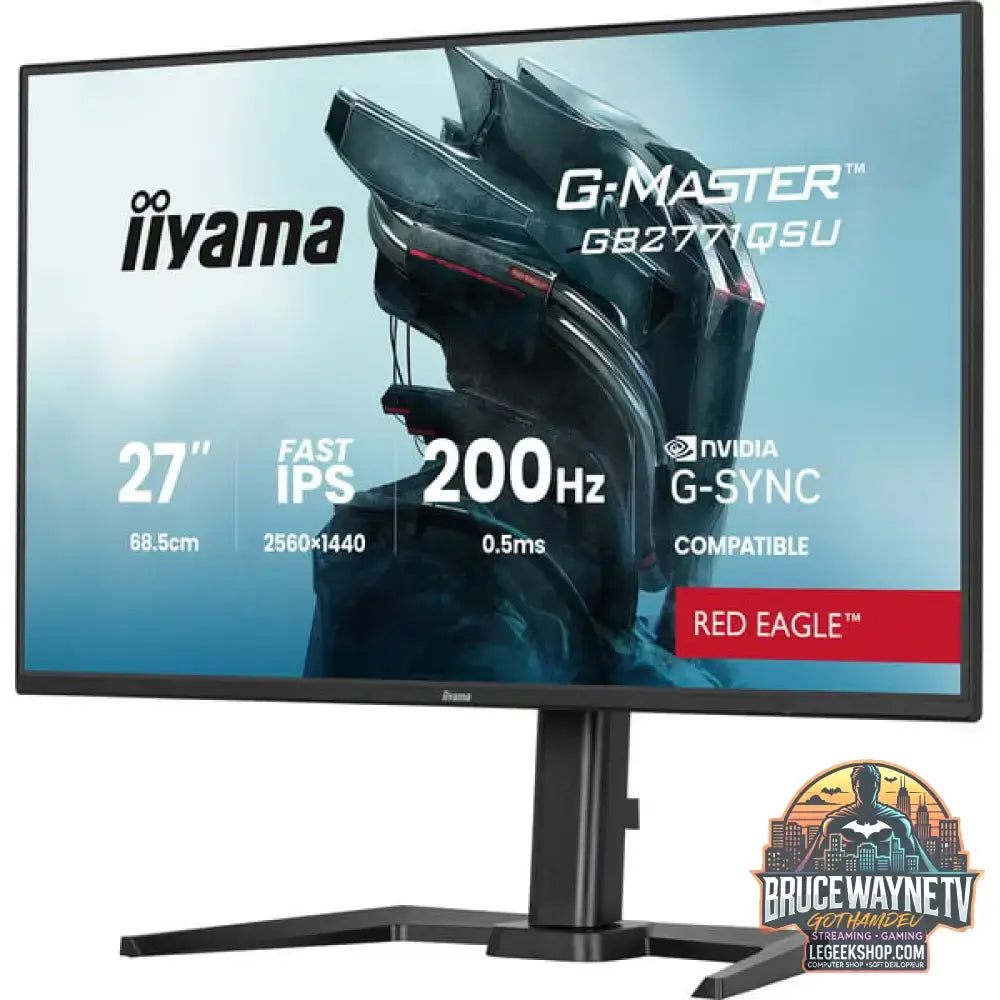 iiyama G-Master GB2771QSU-B1 Red Eagle, Gaming-Monitor - vue 4
