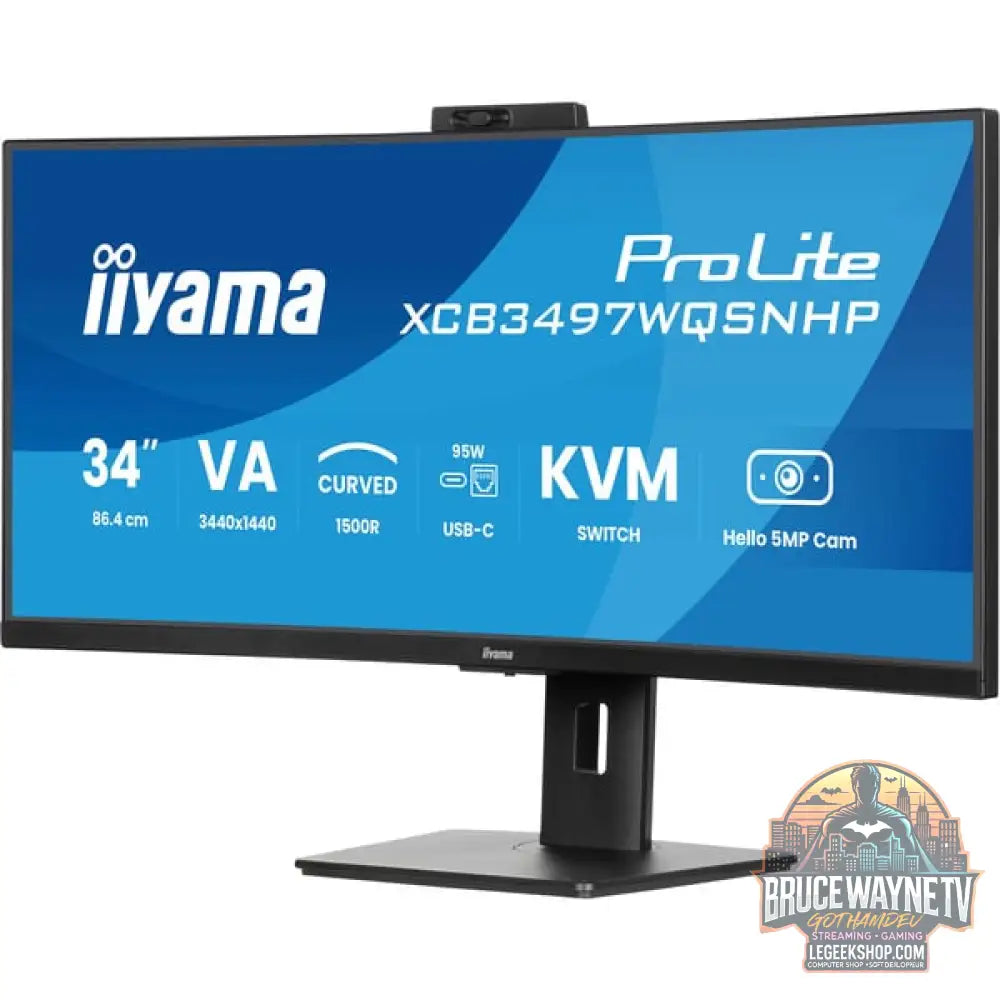 iiyama ProLite XCB3497WQSNPH-B1 34" QHD/WQHD VA 120 Hz - iiyama - vue 3