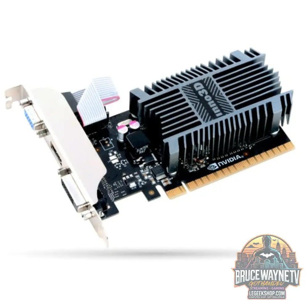 INNO3D GeForce GT710, Grafikkarte passiv gekühlt, HDMI, DVI-D, VGA - INNO3D