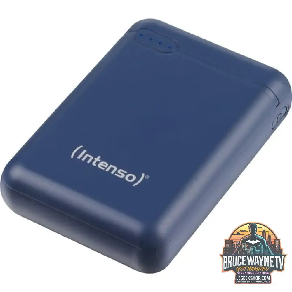 Intenso Powerbank XS10000 blau, 10.000 mAh - Stromquelle: USB-C, Micro-USB