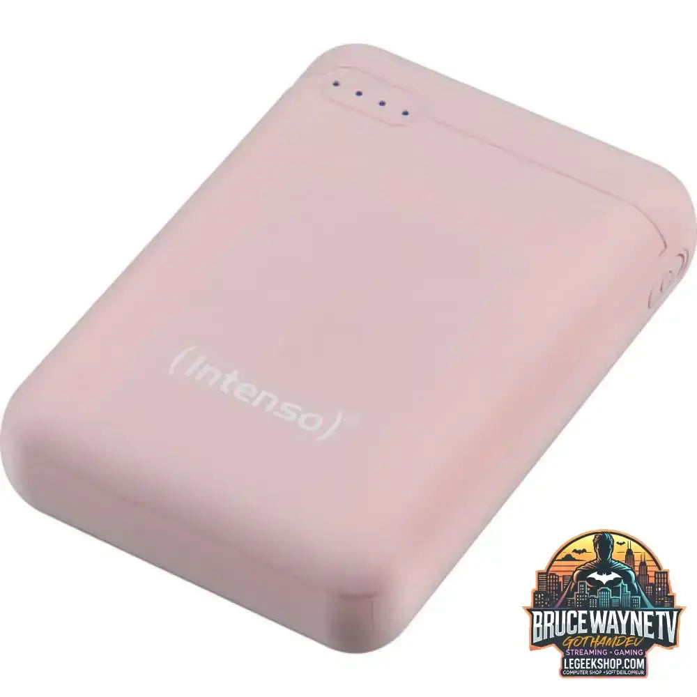 Intenso Powerbank XS10000 rosa, 10.000 mAh - Stromquelle: USB-C, Micro-USB