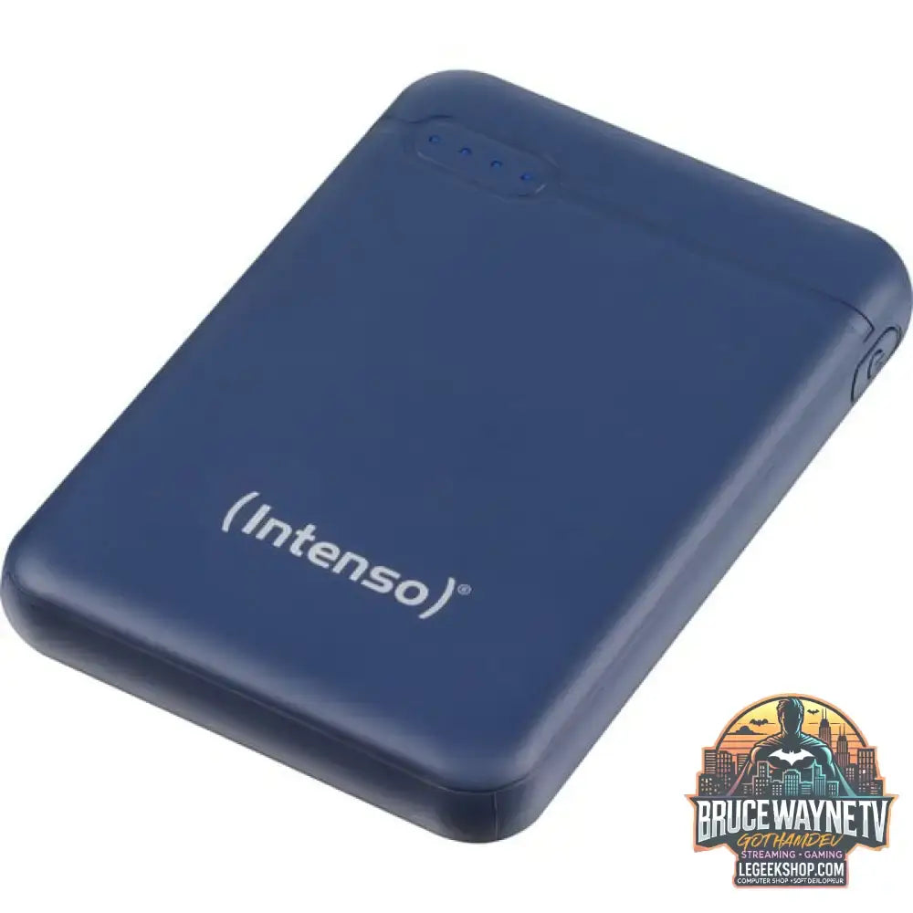 Intenso Powerbank XS5000 blau, 5.000 mAh - Stromquelle: USB-C, Micro-USB