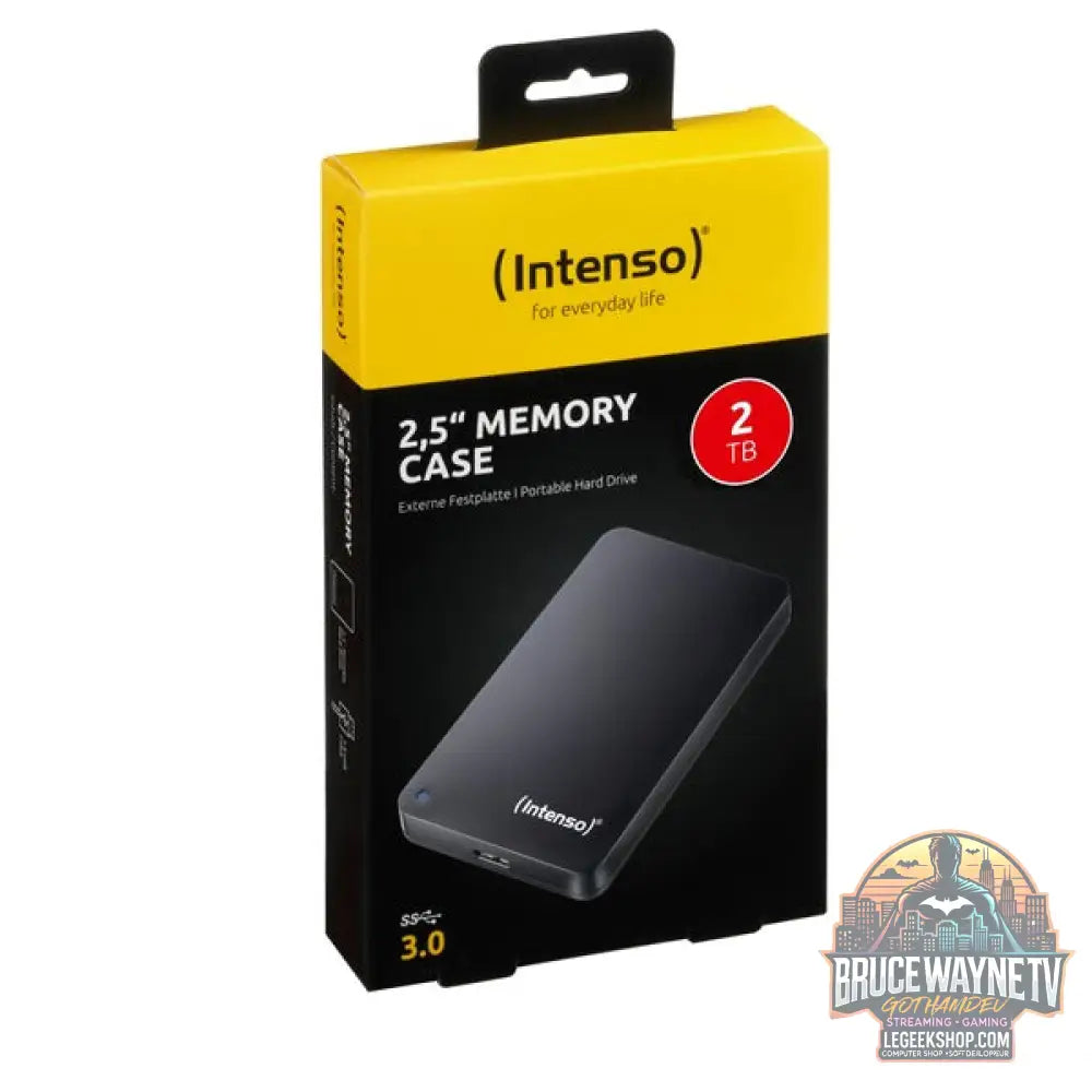 Intenso Memory Case 2 TB, Externe Festplatte noir, extern, Micro-USB-B 3.2 Gen 1 (5 Gbit/s) - Intenso - vue 3