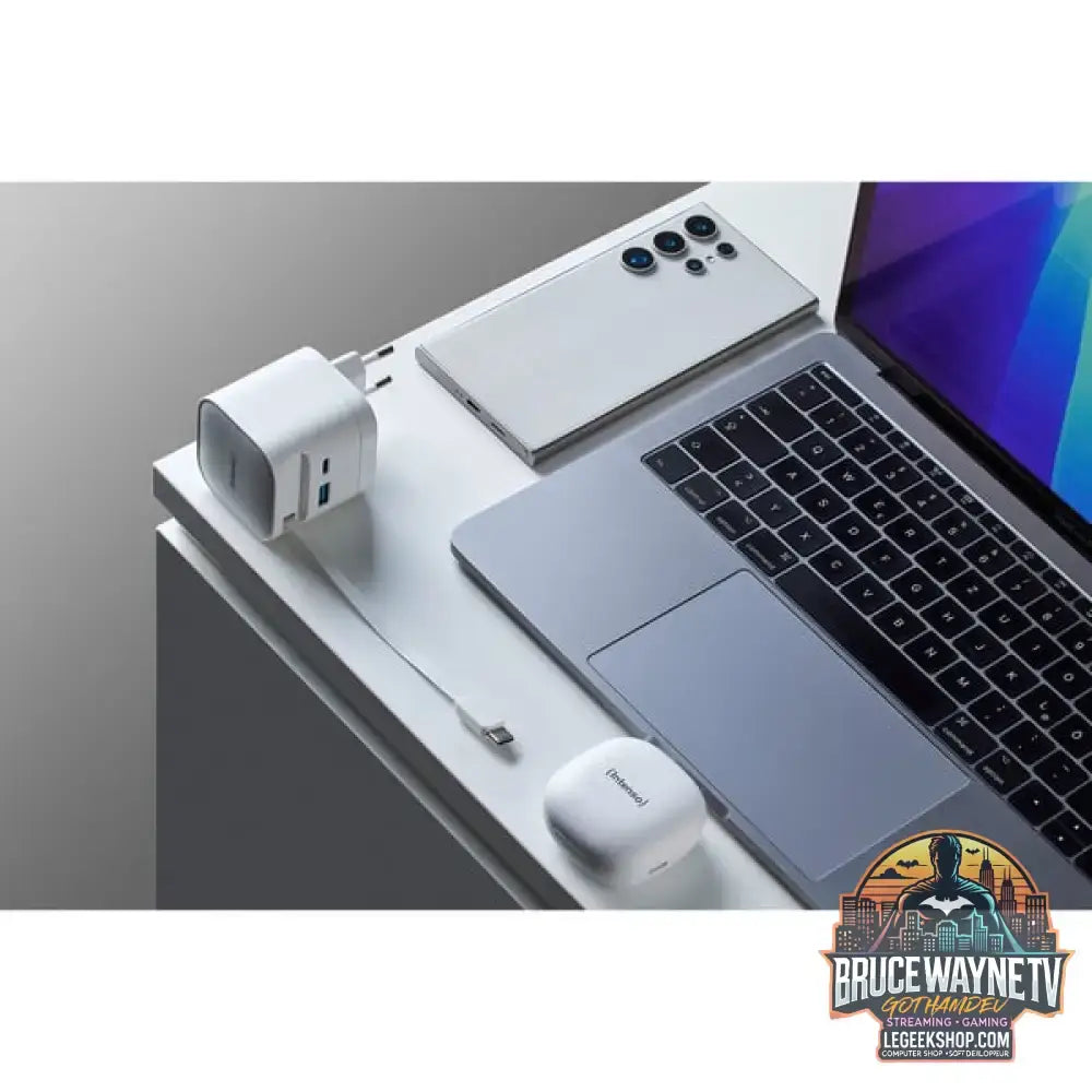 Intenso Power Adapter W65ACIC GaN, Ladegerät weiß, 65W - Intenso - vue 16