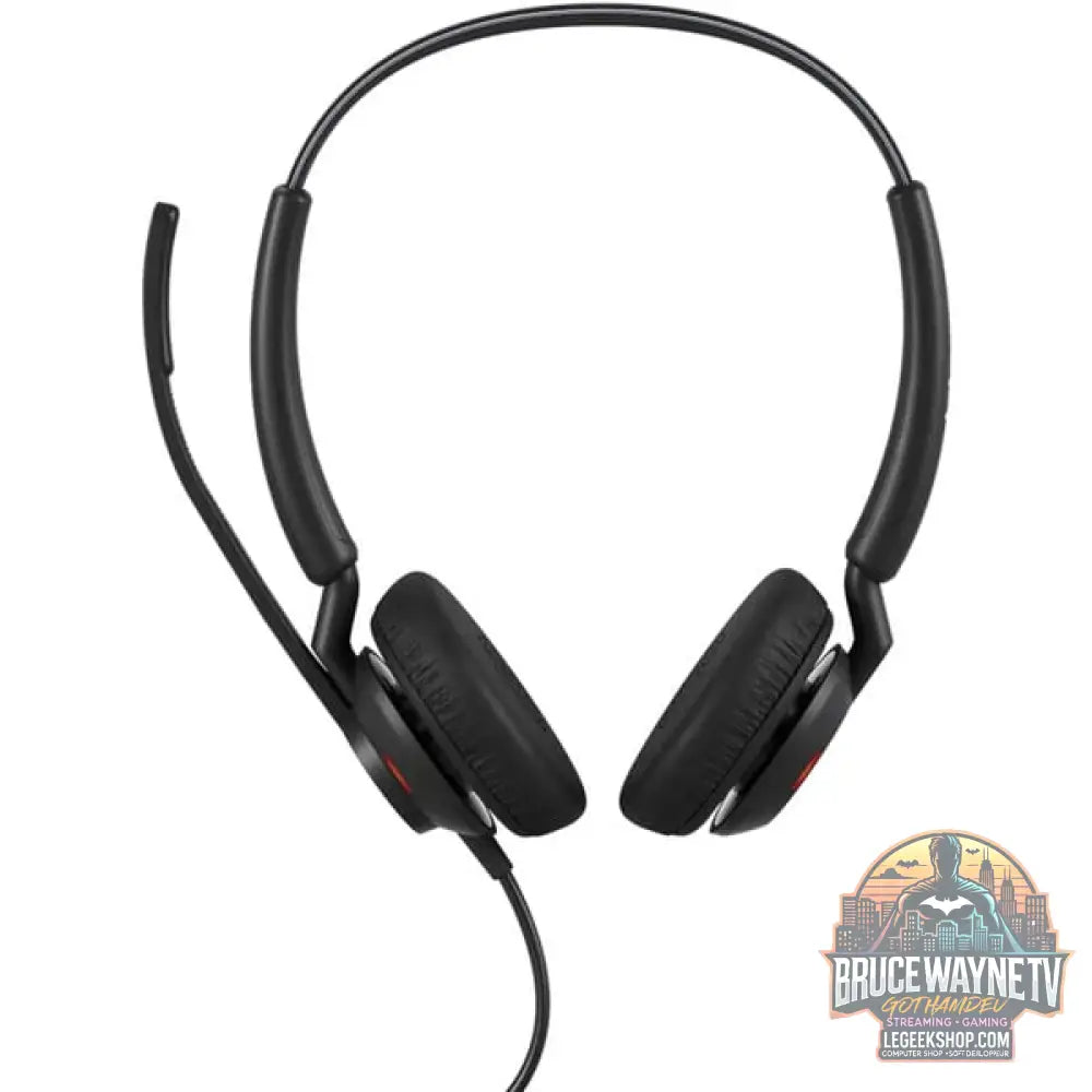 Jabra Engage 40, Headset noir, Microsoft Teams Version, Inline Link, USB-C et USB-A, Stereo - Jabra