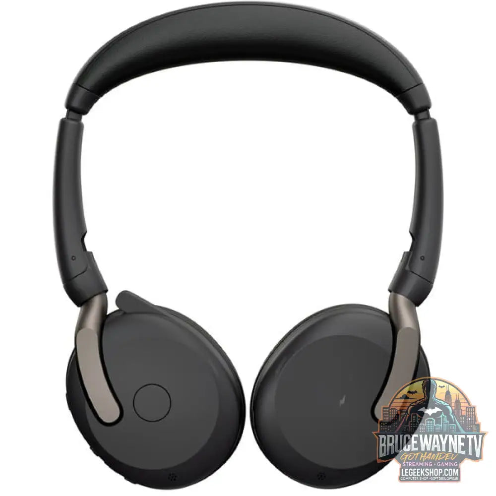 Jabra Evolve2 65 Flex Duo, Headset noir, Stereo, UC, USB-C, Link380c - Jabra - vue 2
