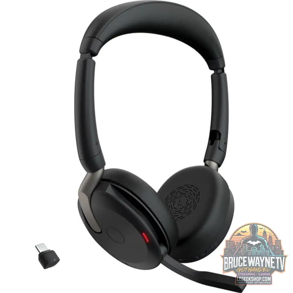 Jabra Evolve2 65 Flex Duo, Headset noir, Stereo, UC, USB-C, Link380c - Jabra