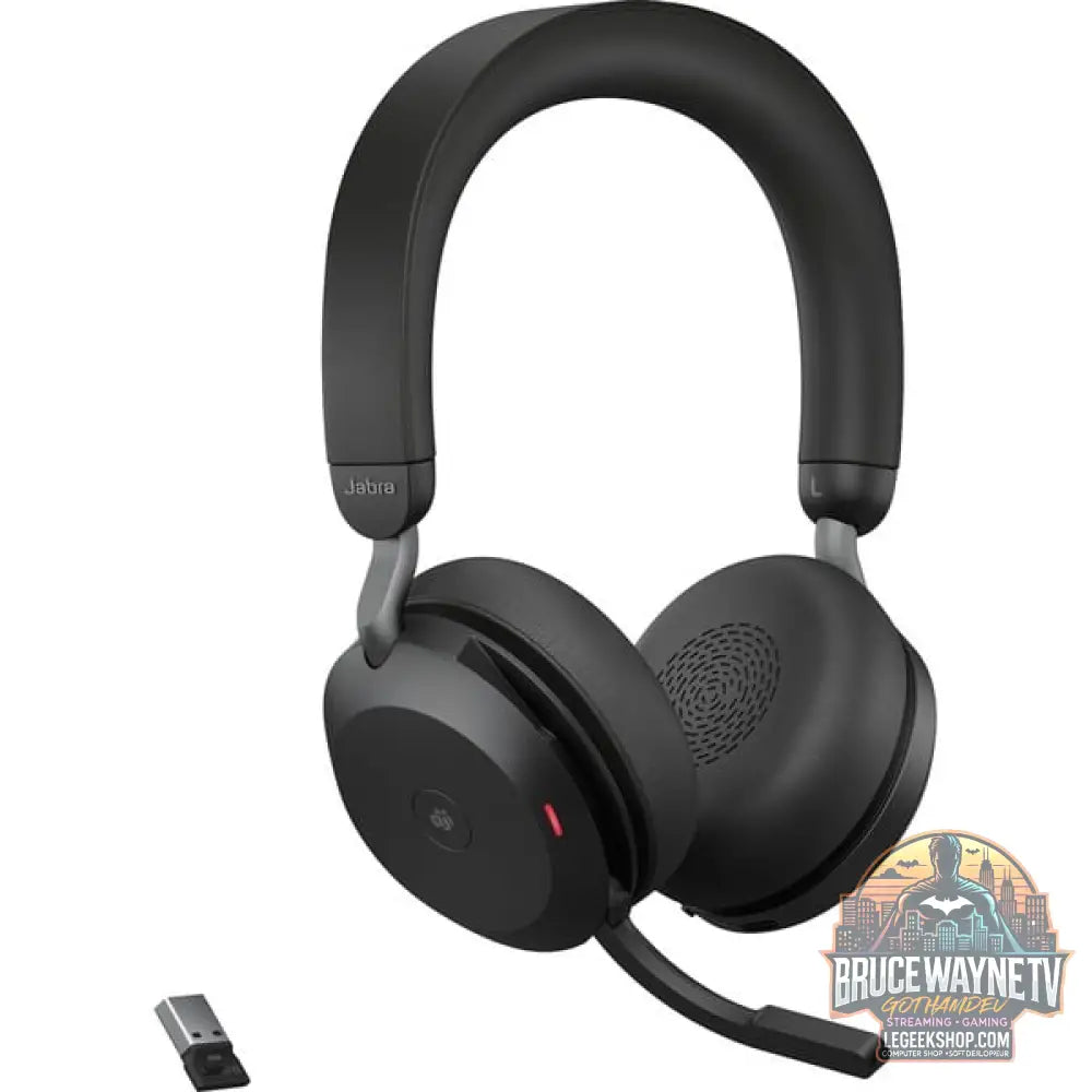 Jabra Evolve2 75, Headset noir, Link380a, MS - Jabra