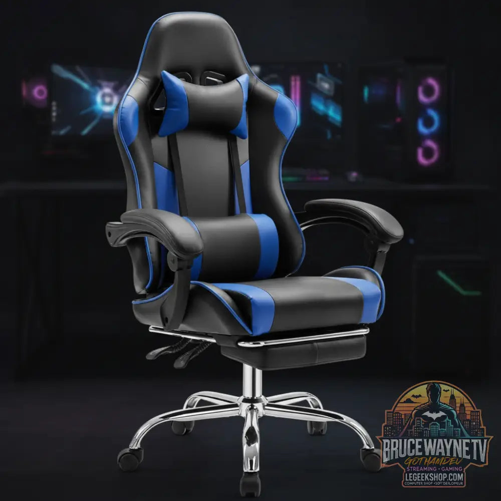 JHK chaise de jeu de course ergonomique… — image principale LeGeekShop