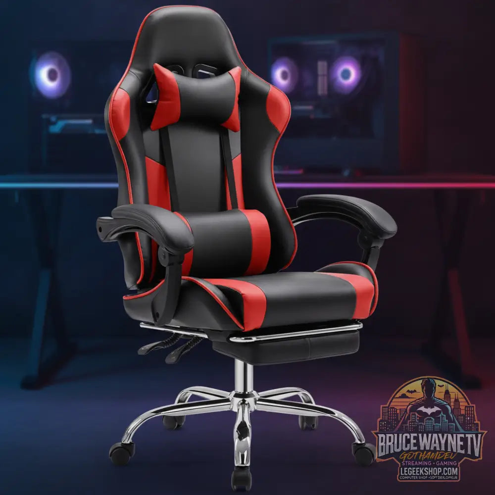 JHK chaise de jeu de course ergonomique… — vue détail 13 LeGeekShop