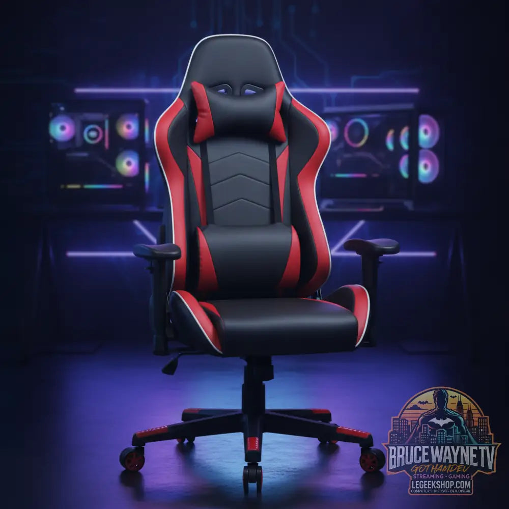 JHK chaise de jeu de course ergonomique… — photo lifestyle LeGeekShop, gaming