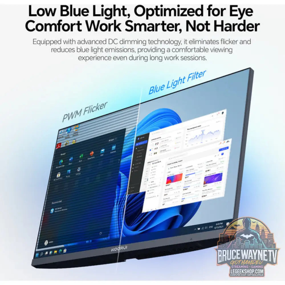 Koorui E2411H 23,8" Full HD IPS 120 Hz - Koorui - vue 14