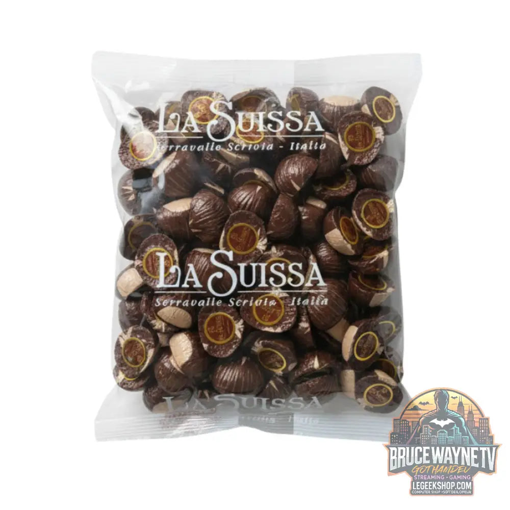 La Suissa Castagne pralines de chocolat au lait fourrées à la crème saveur châtaigne (Paquet de 1kg) - Snacks &