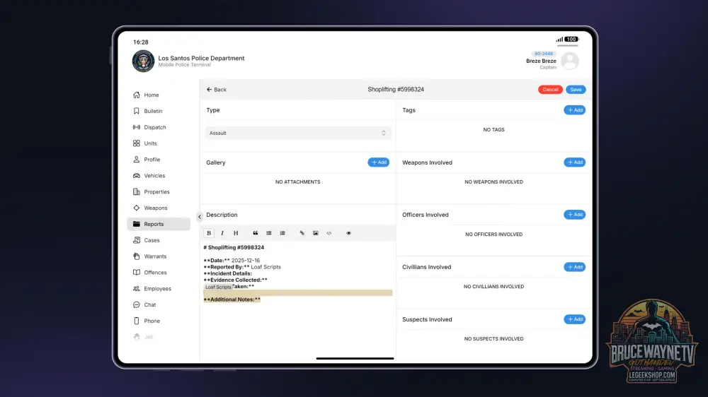 LB TABLET — Scripts & Ressources FiveM, vue 12, LeGeekShop