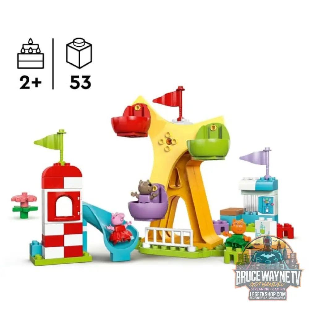 LEGO 10453 DUPLO Peppa Wutz Jahrmarkt, jeu de construction - LEGO - vue 3