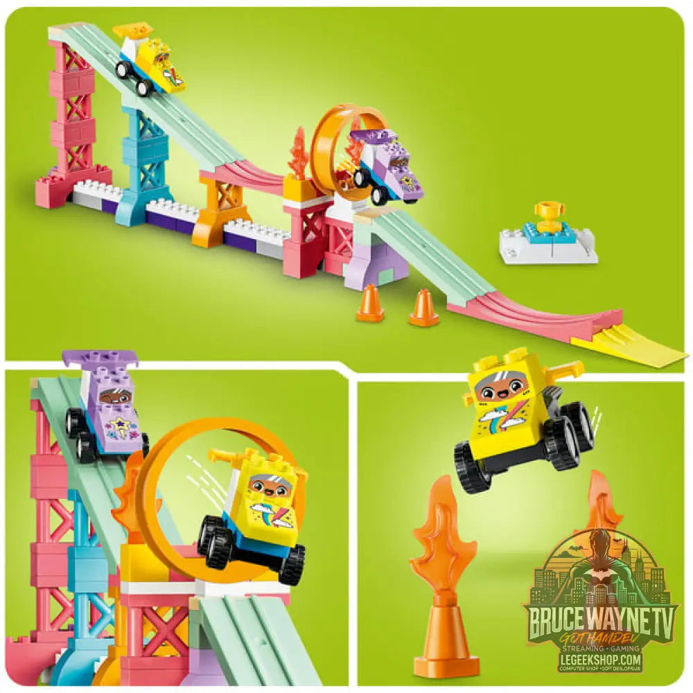 LEGO 10478 DUPLO Town Kreative Sprungschanzen avec kleinen Flitzern 3-in-1-Set, jeu de construction - LEGO - vue 4