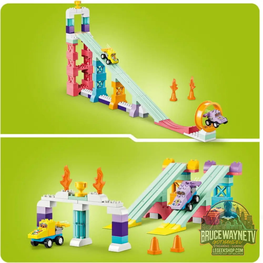 LEGO 10478 DUPLO Town Kreative Sprungschanzen avec kleinen Flitzern 3-in-1-Set, jeu de construction - LEGO - vue 3