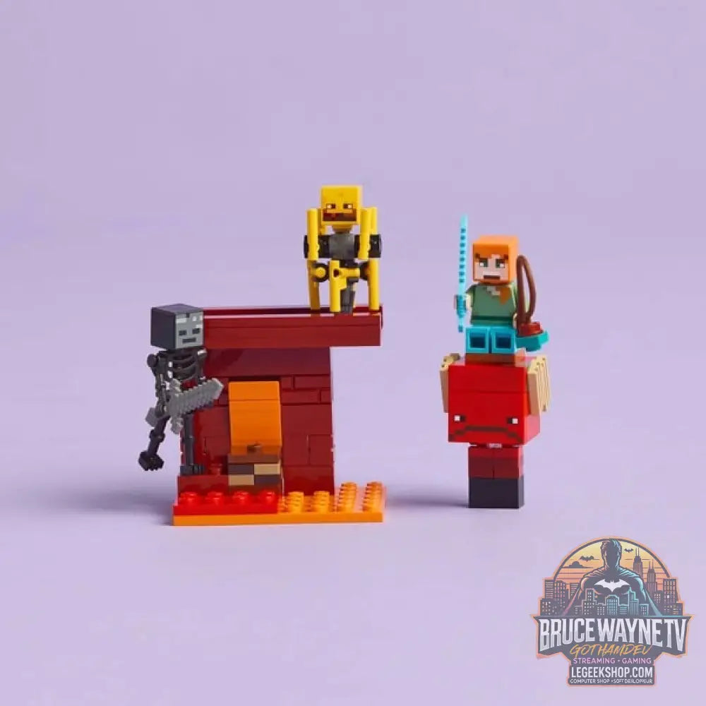 LEGO 21266 Minecraft Das Lava-Duell im Nether, jeu de construction - LEGO - vue 6