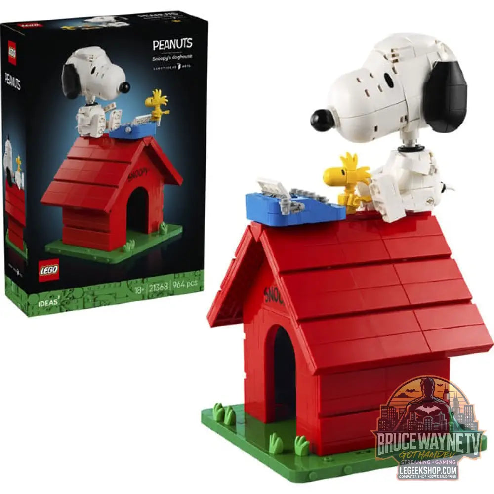 LEGO 21368 Ideas Peanuts: Snoopys Hundehütte, jeu de construction - LEGO