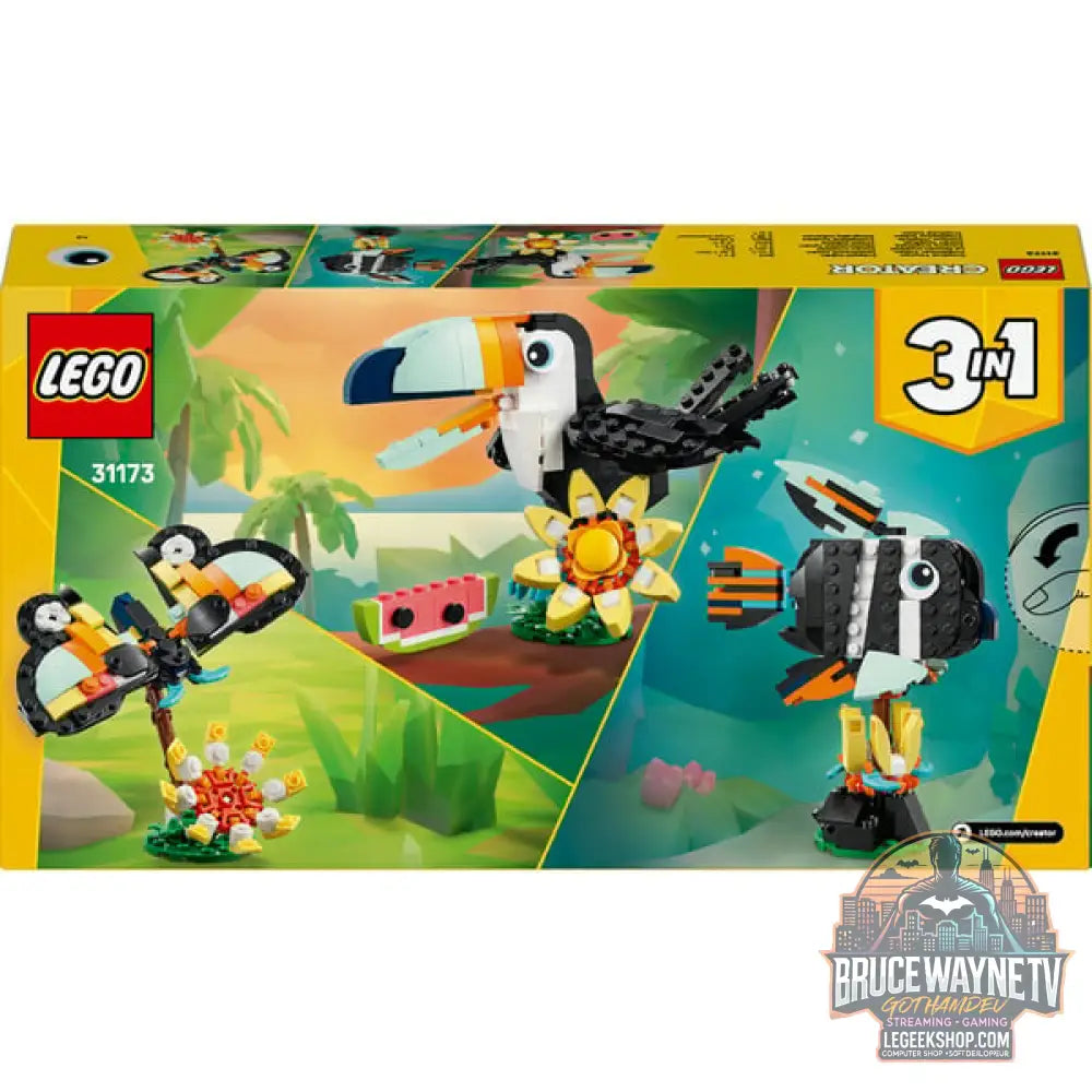LEGO 31173 Creator 3-in-1 Wilde Tiere: Tropischer Tukan, jeu de construction - LEGO - vue 7
