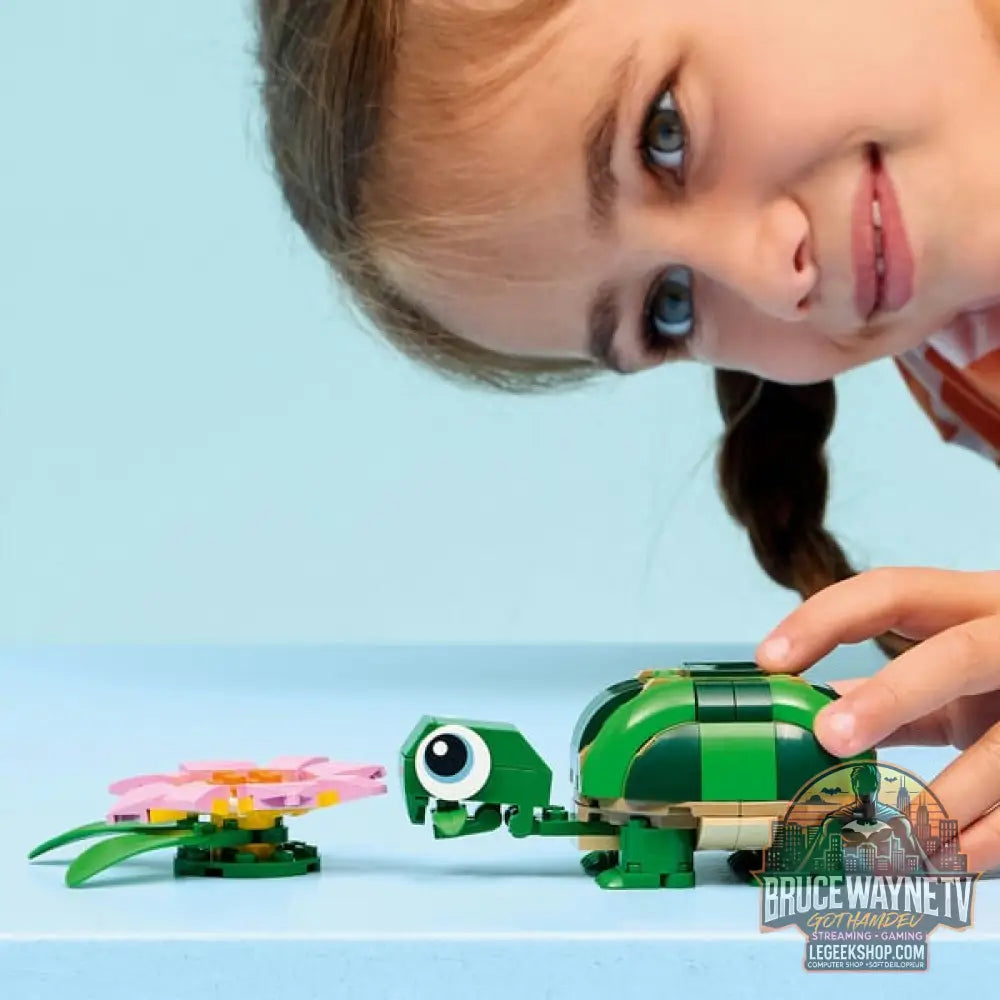 LEGO 31377 Creator 3-in-1 Schildkröte avec Seerose, jeu de construction - LEGO - vue 2