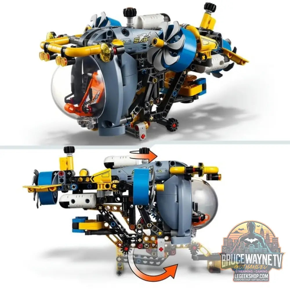 LEGO 42201 Technic Tiefseeforscher U-Boot, jeu de construction - LEGO - vue 4