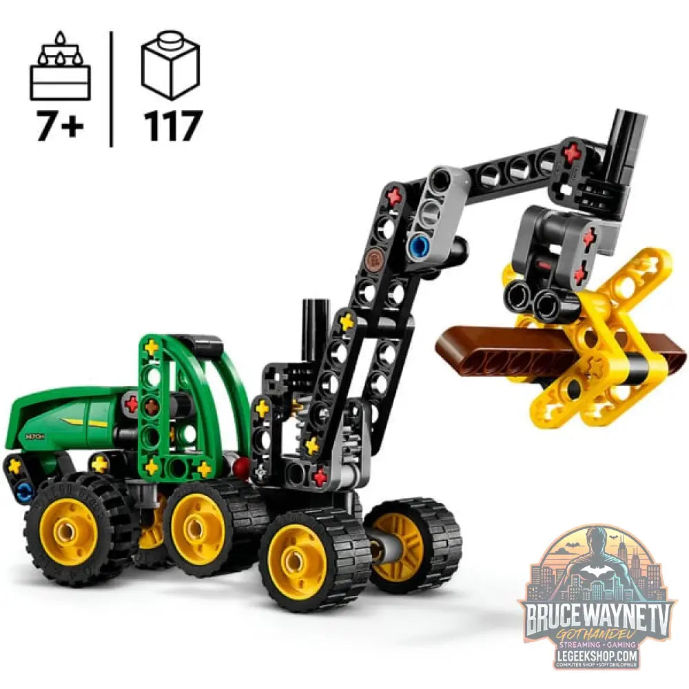 LEGO 42218 Technic John Deere 1470H Rad-Harvester, jeu de construction - LEGO - vue 3