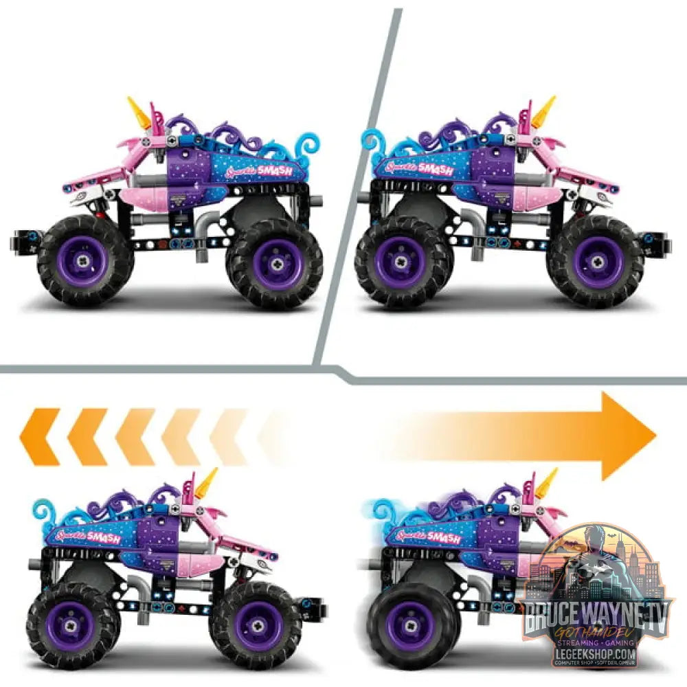 LEGO 42220 Technic Monster Jam Sparkle Smash avec Rückziehmotor, jeu de construction - LEGO - vue 5