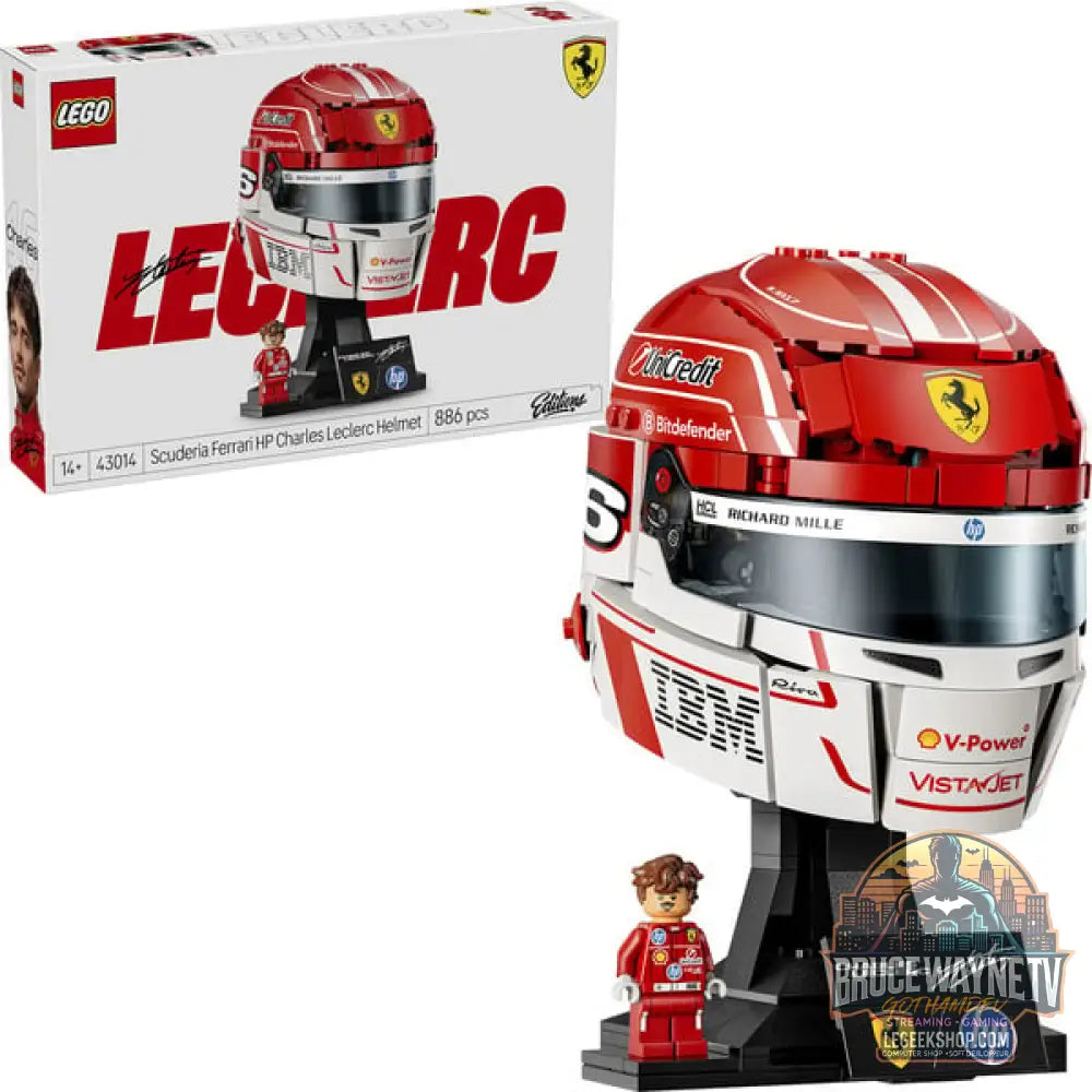 LEGO 43014 Editions Scuderia Ferrari HP Charles Leclerc Helm, jeu de construction - LEGO