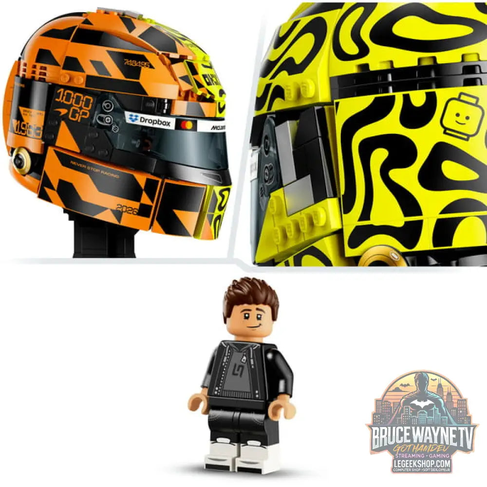 LEGO 43023 Editions McLaren Mastercard F1 Team Lando Norris Helm, jeu de construction - LEGO - vue 4