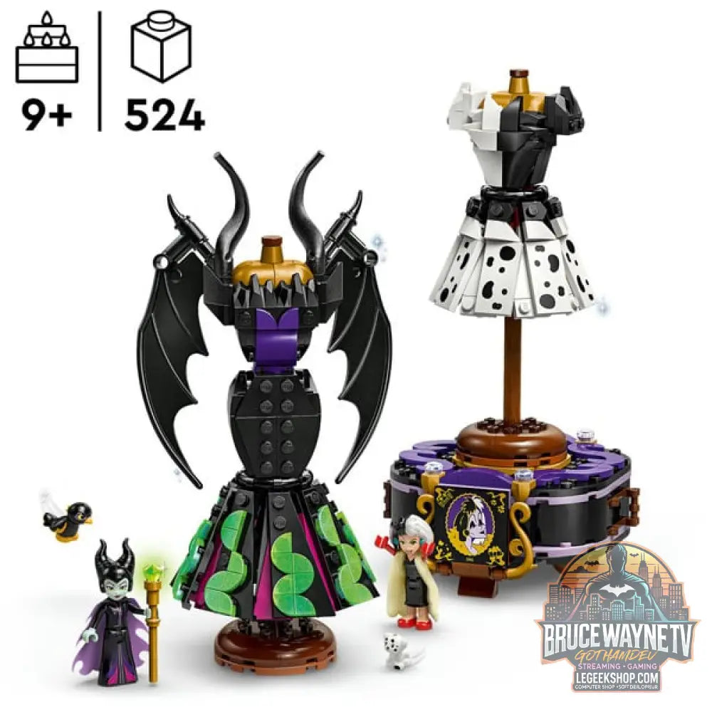LEGO 43262 Disney Classic Die Kleider von Malefiz & Cruella de Vil, jeu de construction - LEGO - vue 3