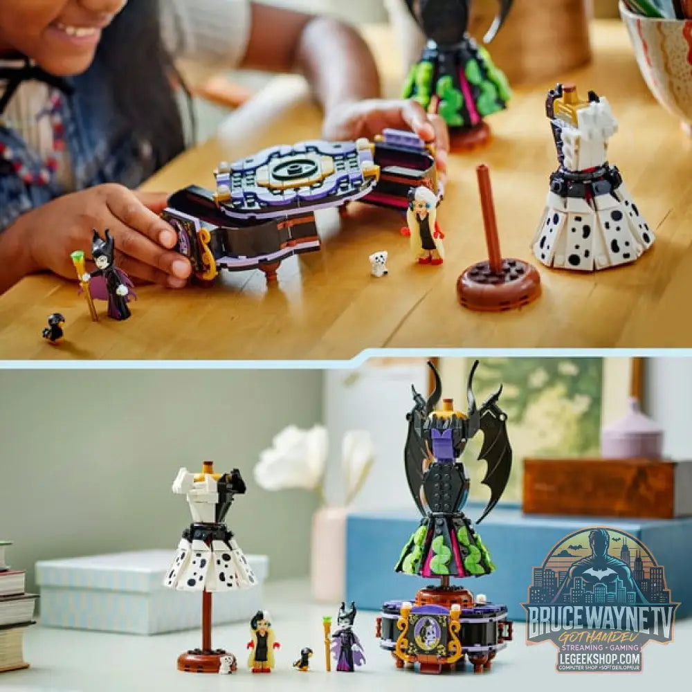 LEGO 43262 Disney Classic Die Kleider von Malefiz & Cruella de Vil, jeu de construction - LEGO - vue 6