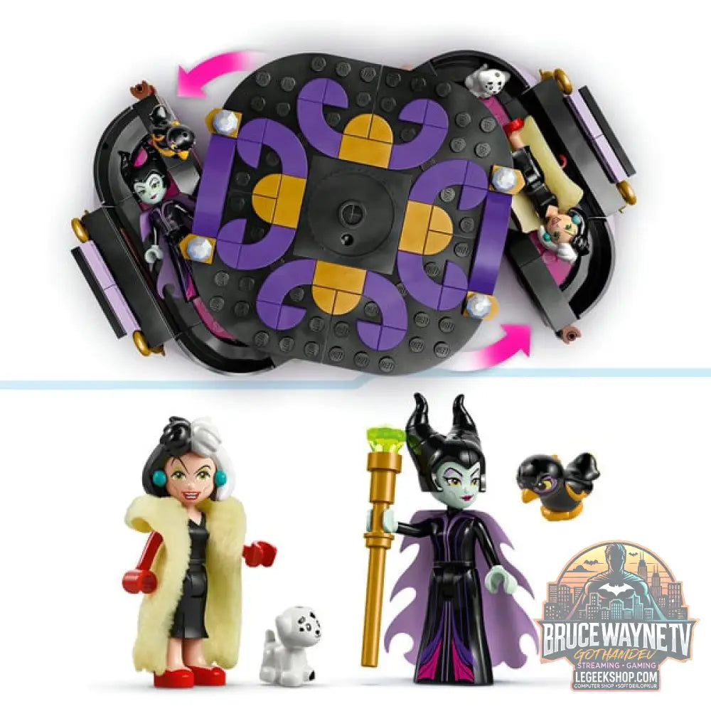 LEGO 43262 Disney Classic Die Kleider von Malefiz & Cruella de Vil, jeu de construction - LEGO - vue 5