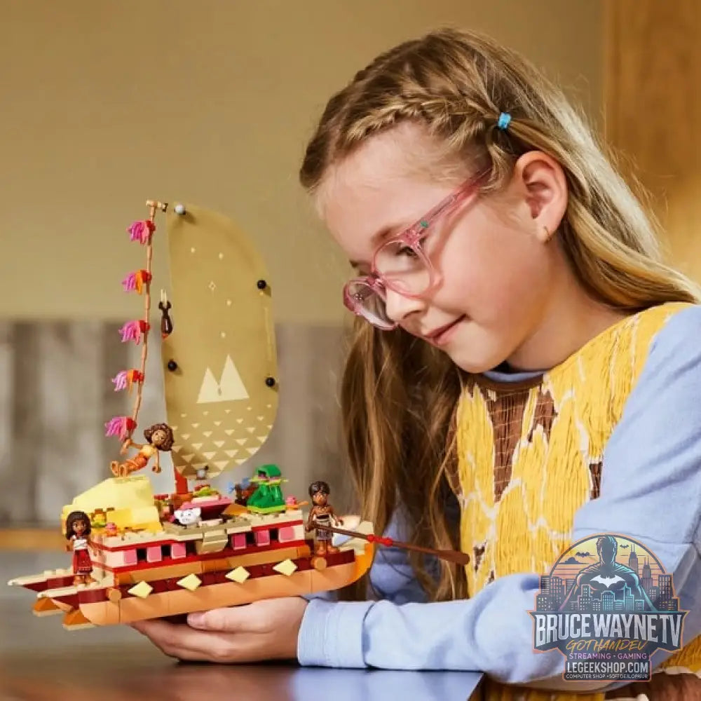 LEGO 43270 Disney Princess Vaianas Abenteuerfloß, jeu de construction - LEGO - vue 2