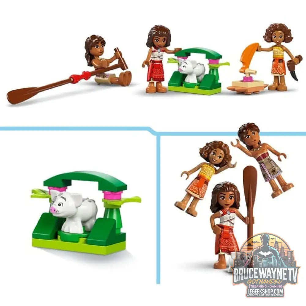 LEGO 43270 Disney Princess Vaianas Abenteuerfloß, jeu de construction - LEGO - vue 5