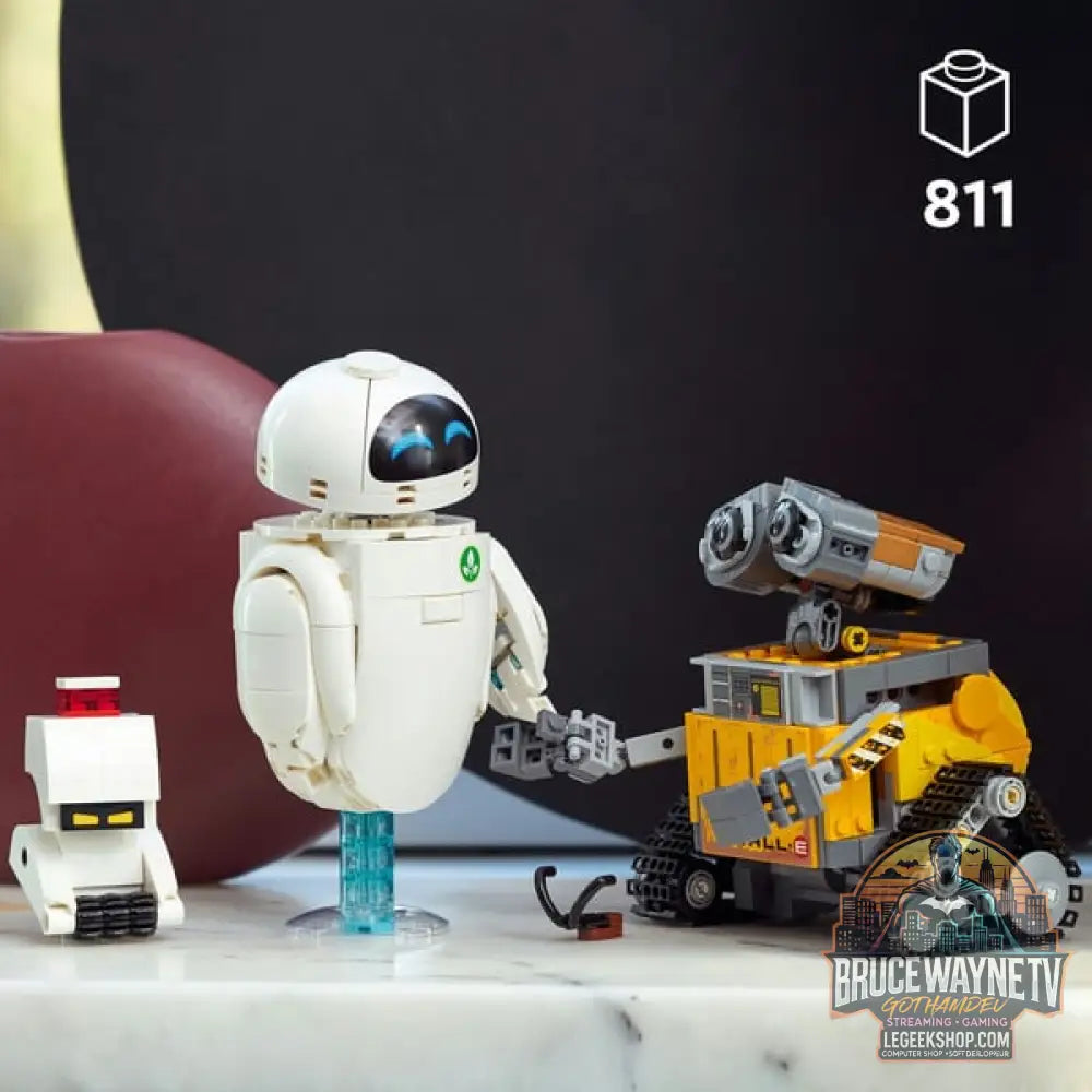 LEGO 43279 Disney Pixar WALL-E et EVE, jeu de construction - LEGO - vue 3