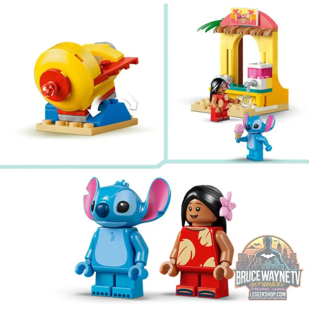 LEGO 43280 Disney Classic Spaß am Strand avec Lilo et Stitch, jeu de construction - LEGO - vue 4