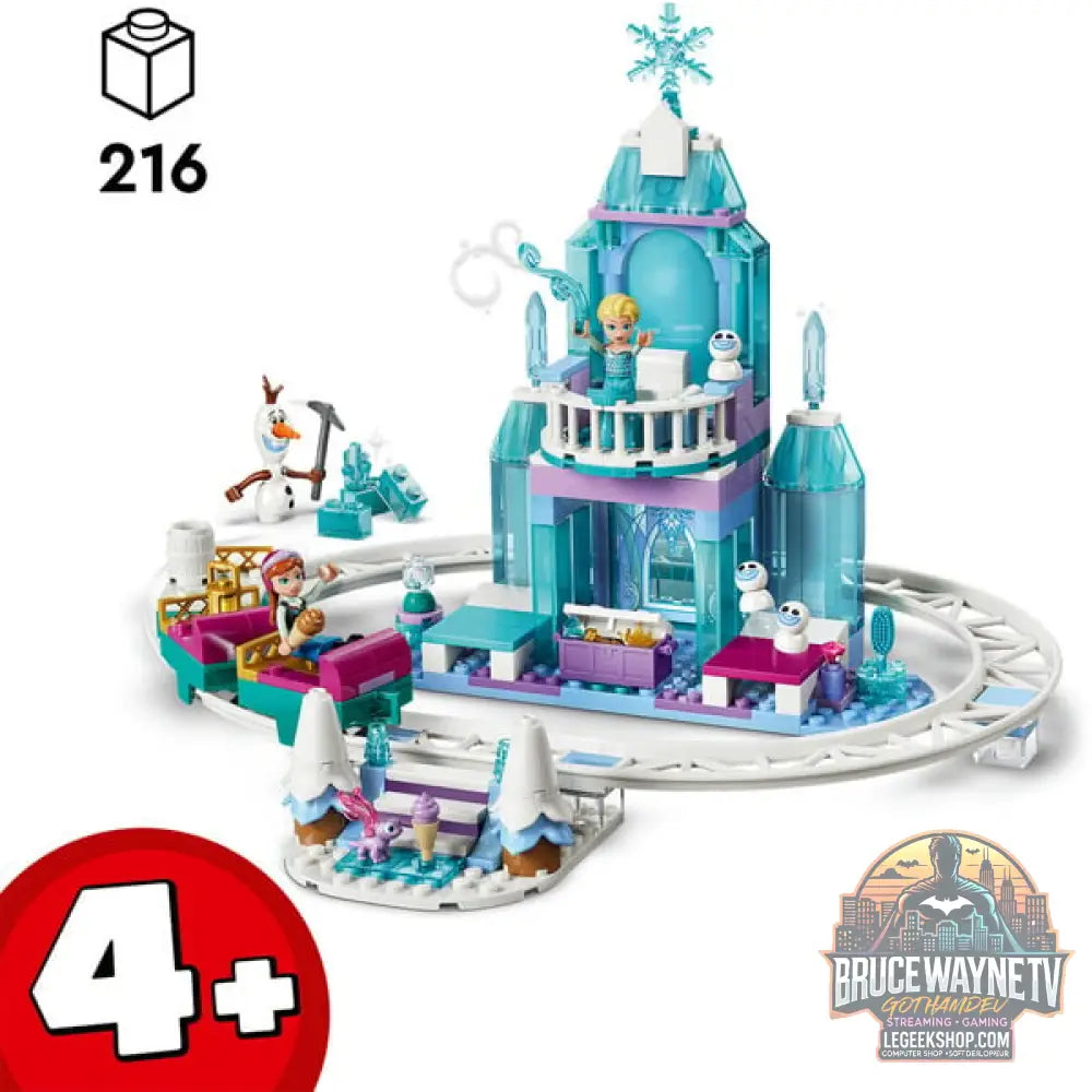 LEGO 43281 Disney Princess Elsas Schlittenfahrt um den Eispalast, jeu de construction - LEGO - vue 3
