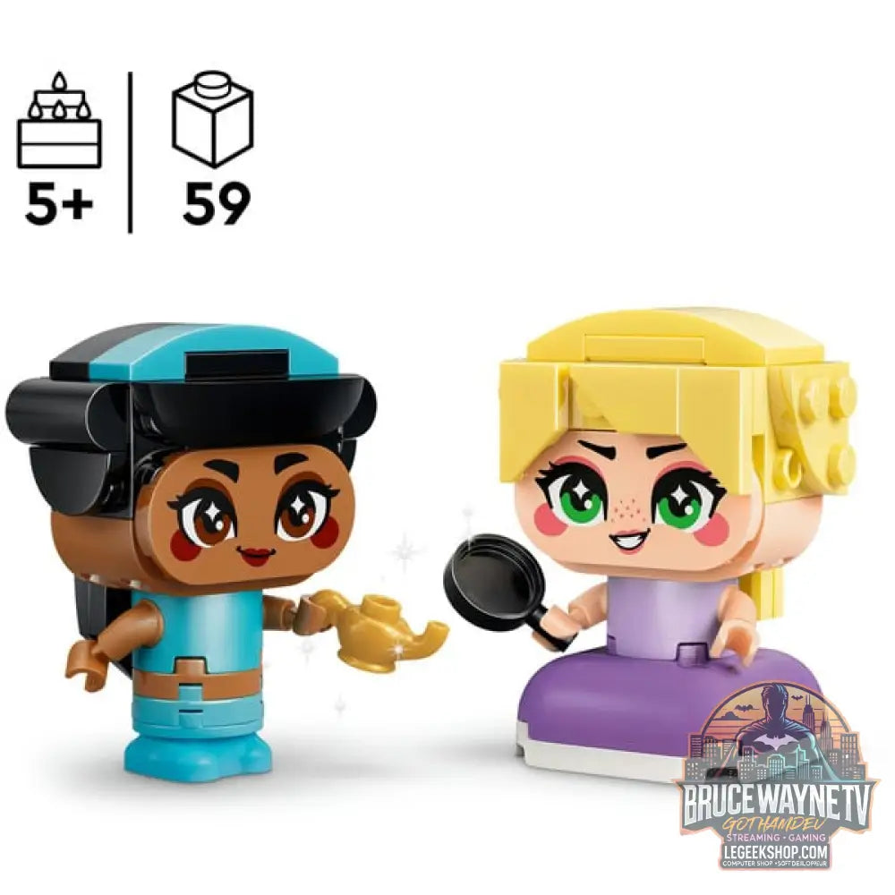 LEGO 43303 Disney Princess Die Mini-Prinzessinnen Jasmin & Rapunzel, jeu de construction - LEGO - vue 3