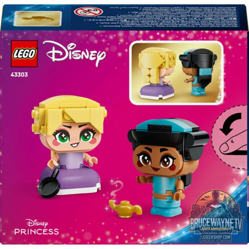 LEGO 43303 Disney Princess Die Mini-Prinzessinnen Jasmin & Rapunzel, jeu de construction - LEGO - vue 7