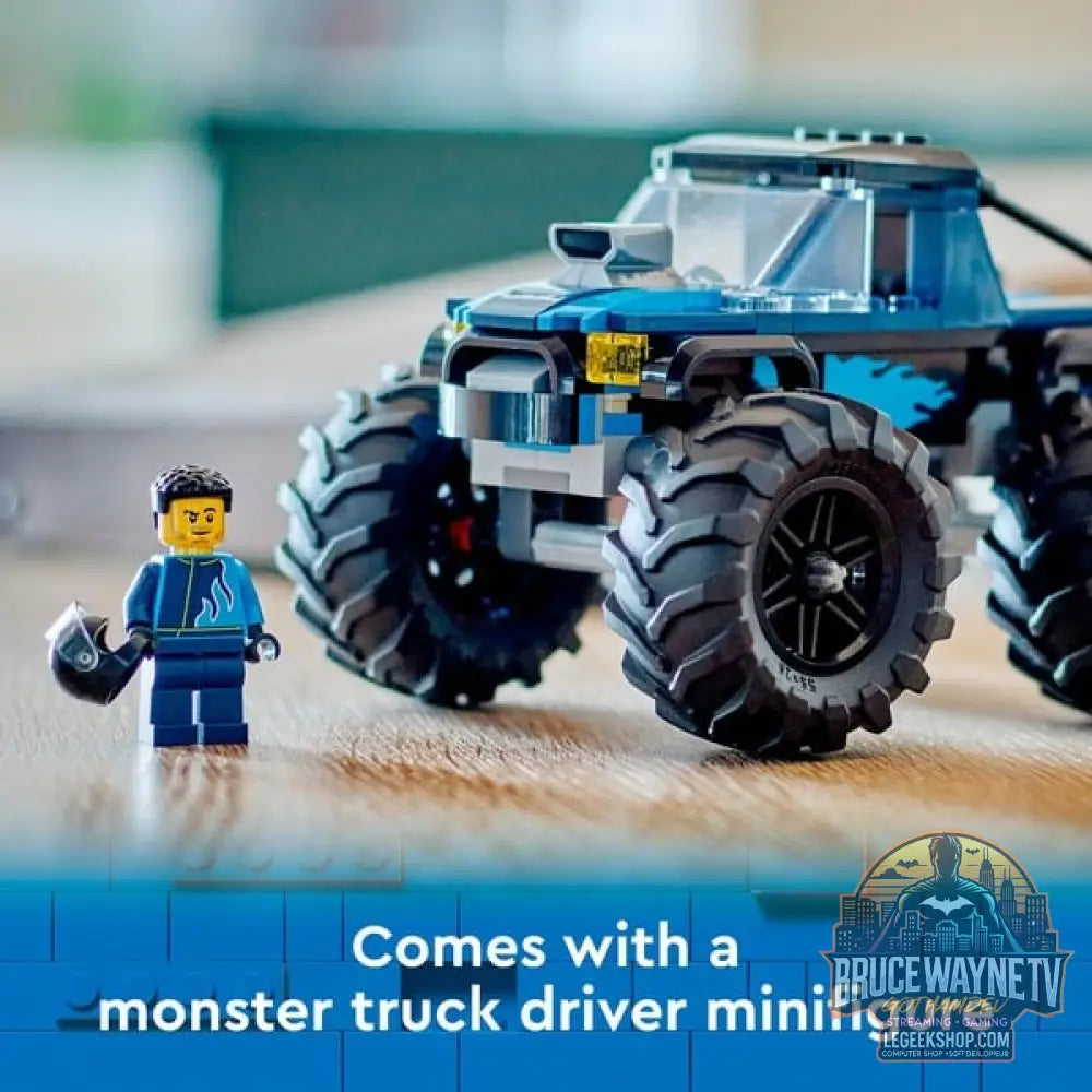 LEGO 60402 City Blauer Monstertruck, jeu de construction - LEGO - vue 9
