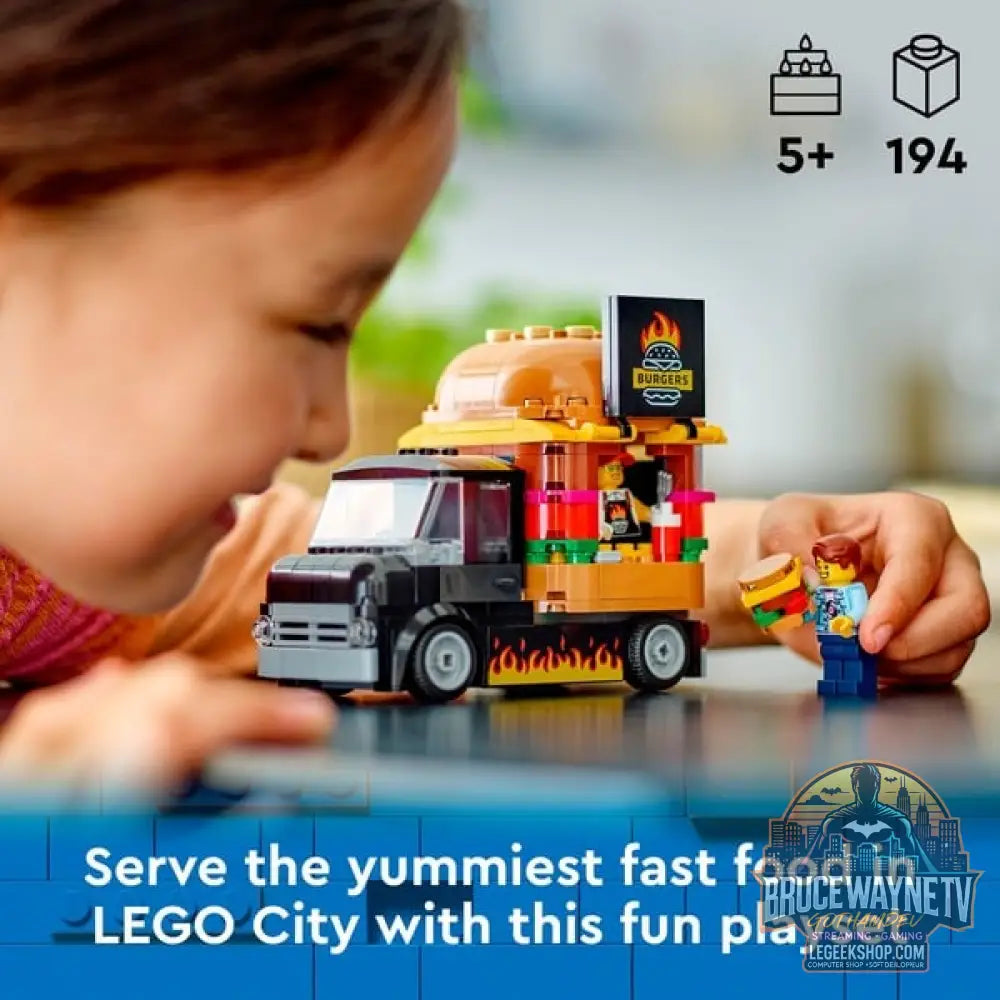 LEGO 60404 City Burger-Truck, jeu de construction - LEGO - vue 7