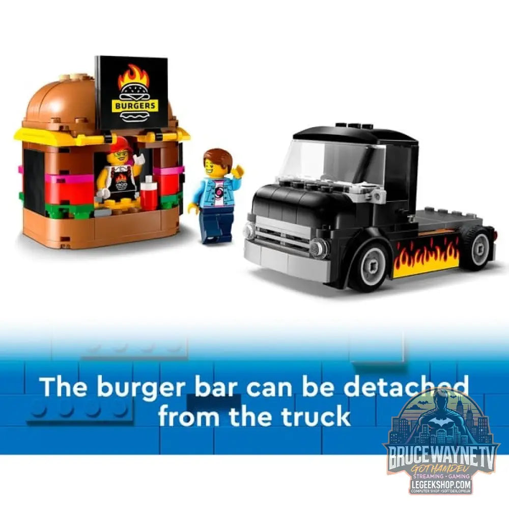 LEGO 60404 City Burger-Truck, jeu de construction - LEGO - vue 8